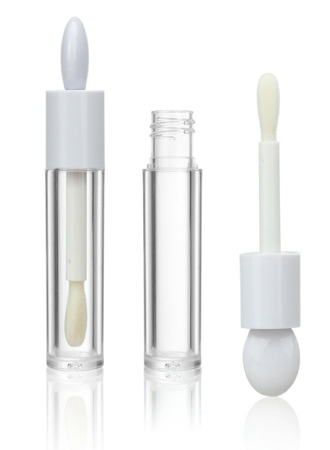 كوسيديا مجموعة كوسيديا من 16 قطعة، 6 مل (0.2 أونصة)، أنبوب ملمع شفاه أبيض فارغ كبير الحجم مزود بفرشاة تطبيق على شكل قدم الغزال وعصا. - Image 1